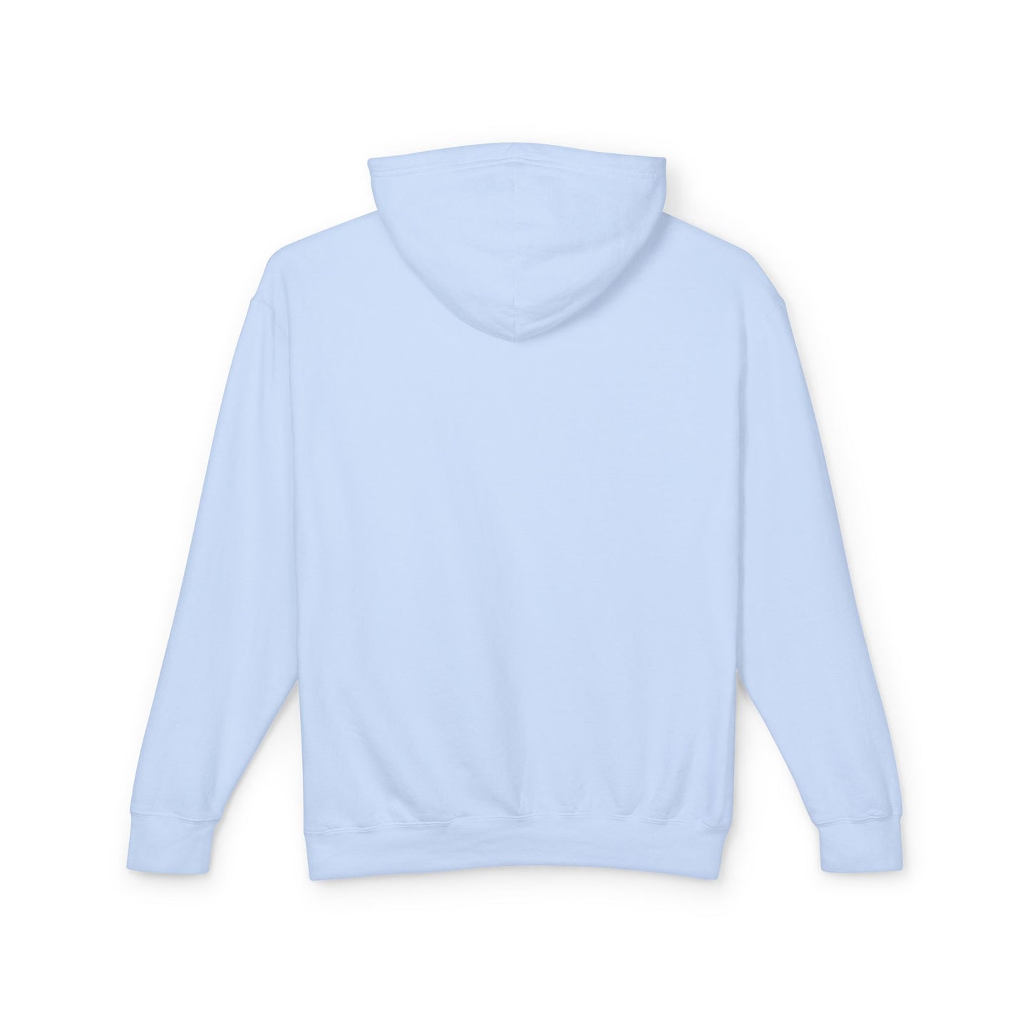 Lion Inspired Unisex Lightweight Hooded Sweatshirt – Motivational Design in Blue